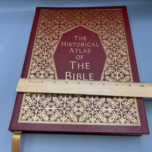 The Historical Atlas Of The Bible By Ian Barnes  Chartwell Books 2009 Gold Leaf - Picture 13 of 14